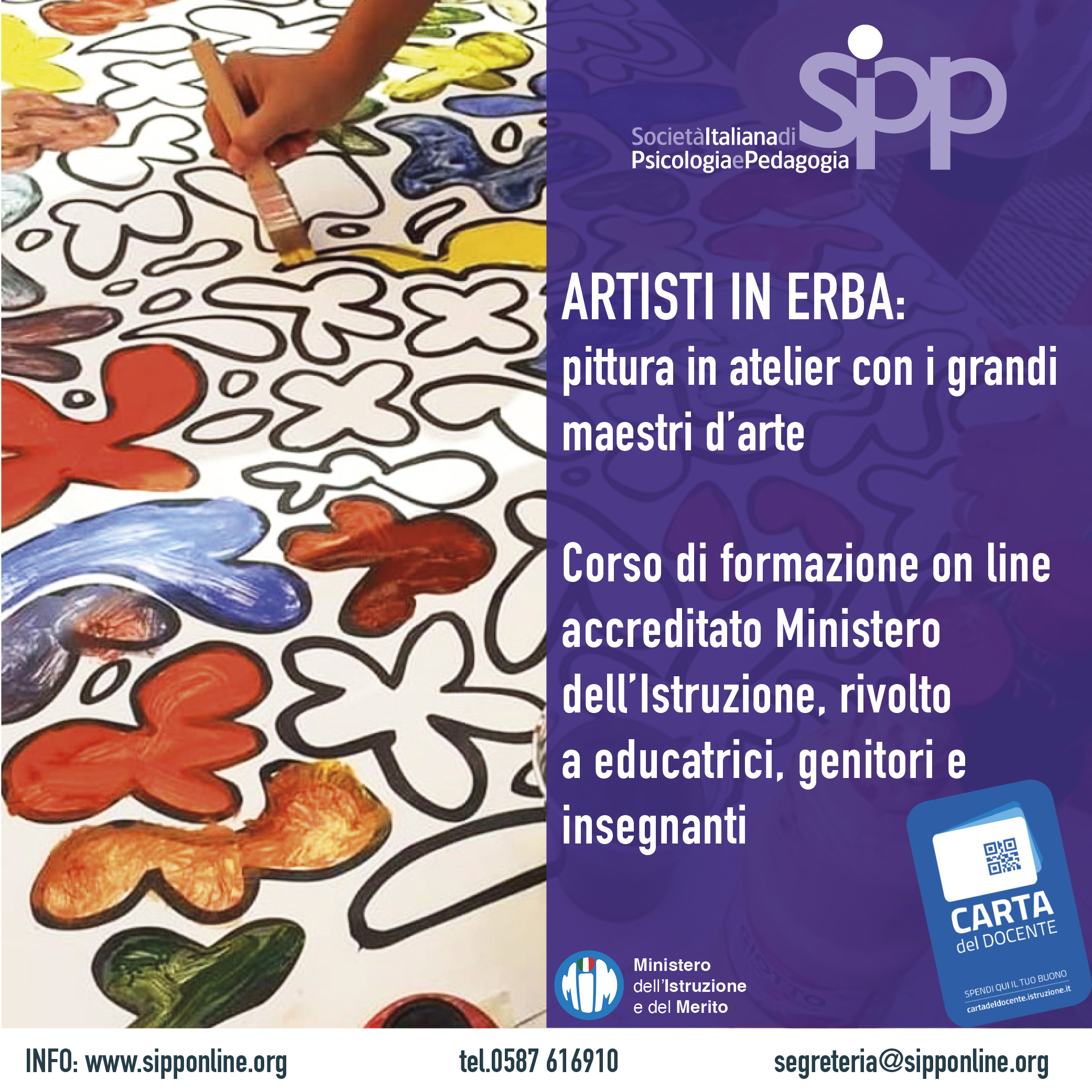 Artisti in erba: pittura in atelier con i grandi maestri d’arte